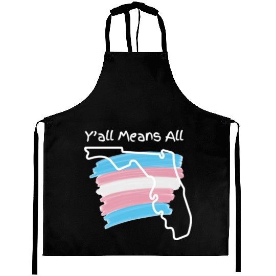 Y'all Means All - Transgender Pride Aprons