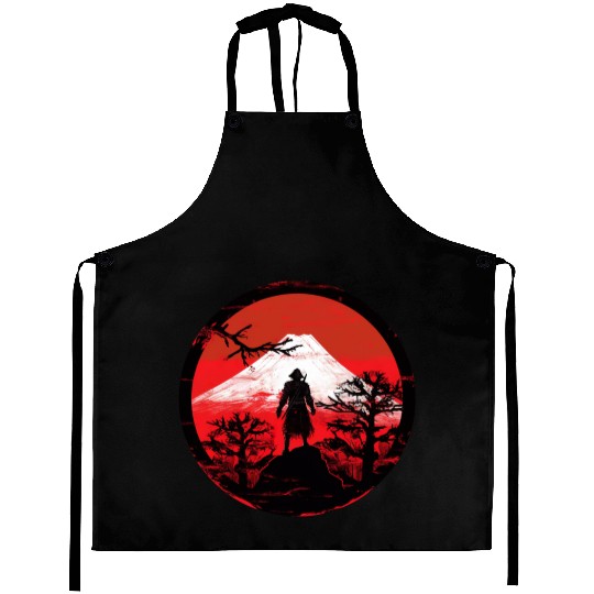 Samurai Sunset Aprons