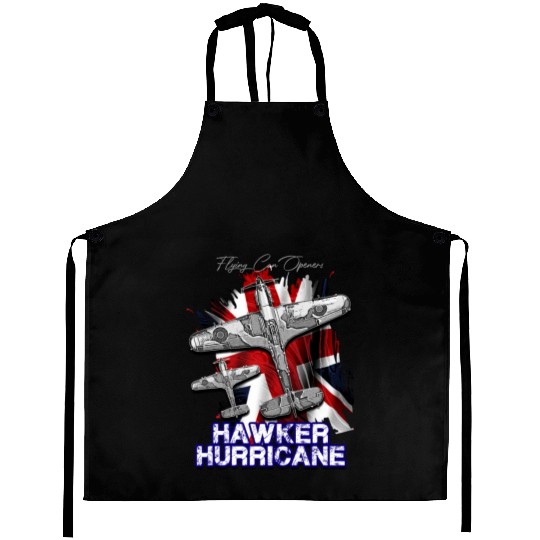 The Hawker Hurricane British single-seater monopla Aprons