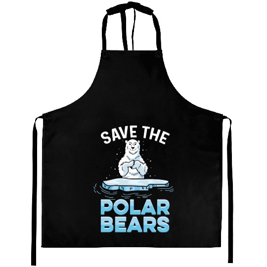 Save Polar Bears Wildlife Rehabilitator Gift Aprons