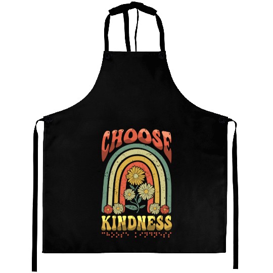 Choose Kindness Braille Alphabet Braille Retro Aprons