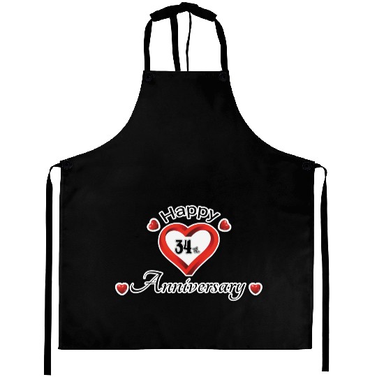 anniversary 34th Aprons