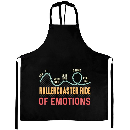 Ride of Emotions Fearless or Brave Gift Aprons