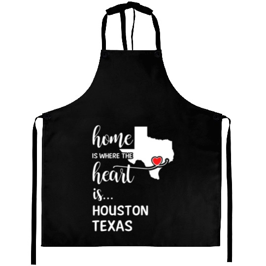 Houston County Texas Is Where My Heart Is Gift Aprons
