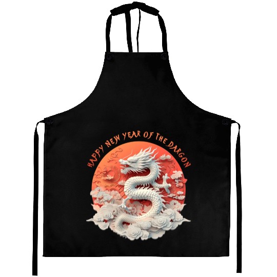 Fantasy Dragon: Happy New Year of the Dragon! Aprons