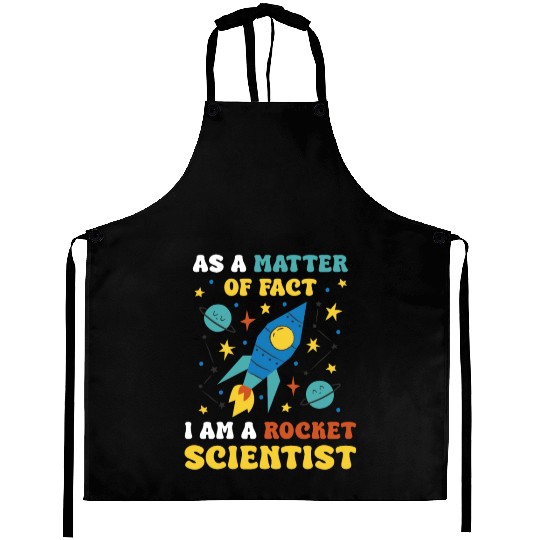 AS A Matter Of Fact I Am A Rocket Scientist Aprons