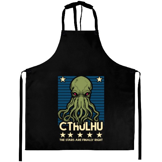 Cthulhu 1Cthulhu! The Stars are finally right! Aprons