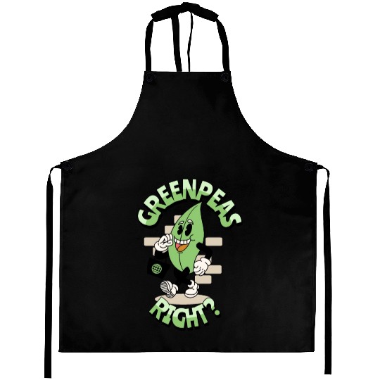 Groovy vegetable greenpeas Aprons