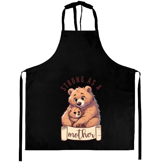Strong as a Mother Bear Embrace Aprons