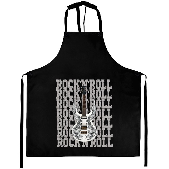 Rock and Roll Guitar Wings Aprons