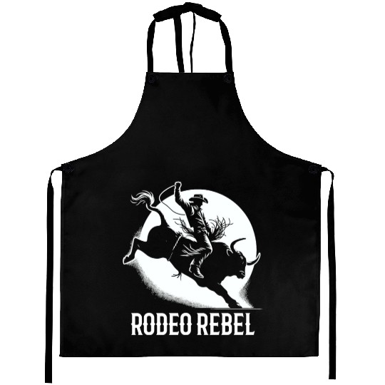 Rodeo Bull Riding Livestock Show Farmer Cattle Aprons