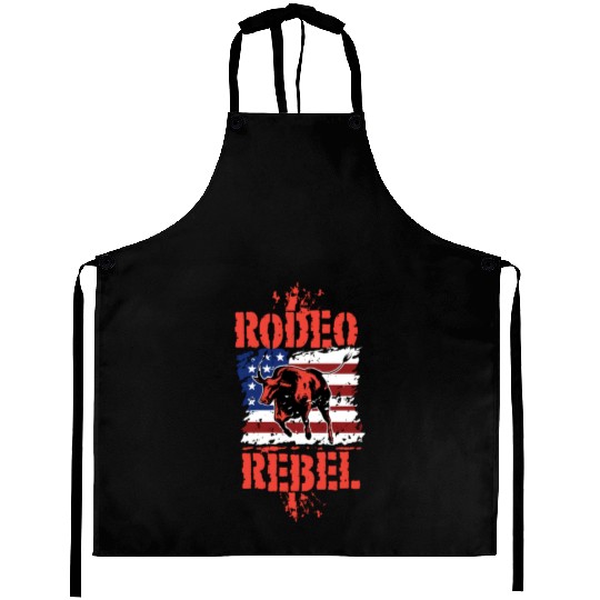 Rodeo Bull Riding Livestock Show Farmer Cattle Aprons