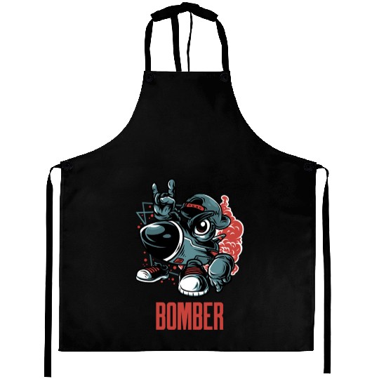 Street Style Bomber Rocket Aircraft Aprons