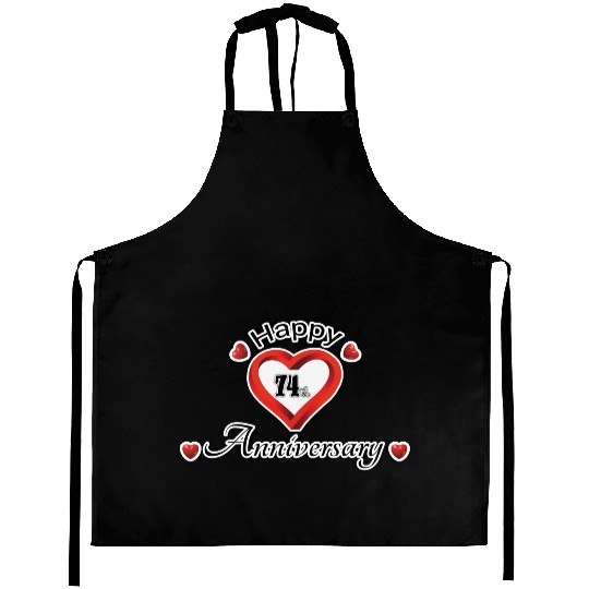 anniversary 74th Aprons