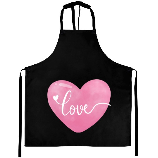 Pink heart Aprons