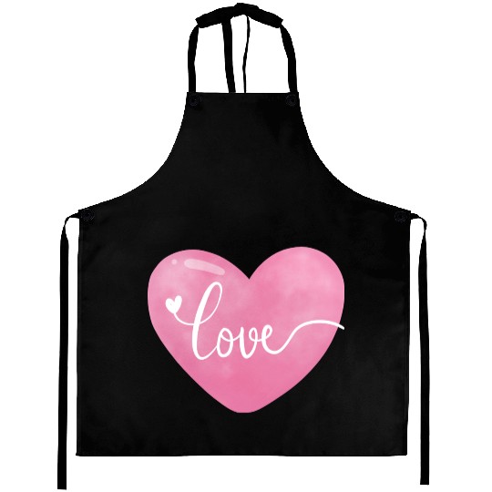 Pink heart Aprons