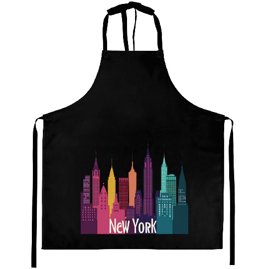 New York City Skyline Aprons
