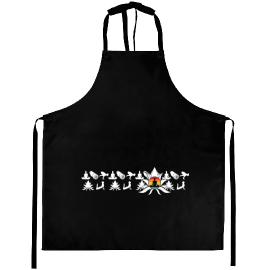 Yoga Namaste Meditation Lotus Zen Yoga Aprons