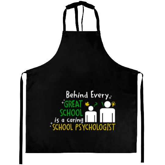 Great School and Caring School Psychologist Aprons