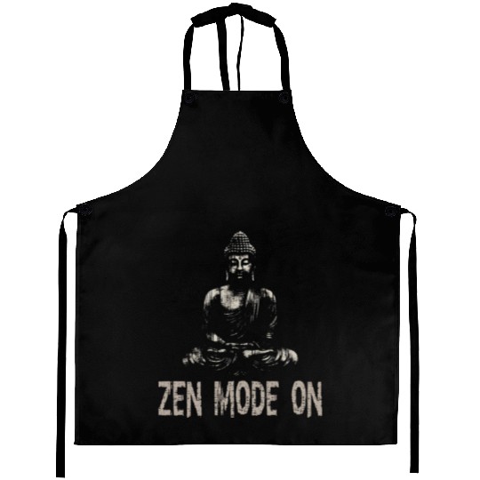 Meditative Buddha: Your Path to Inner Peace Aprons