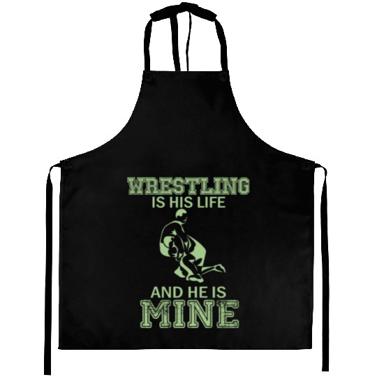 Wrestling Mom Passion Is Gift Mine Aprons