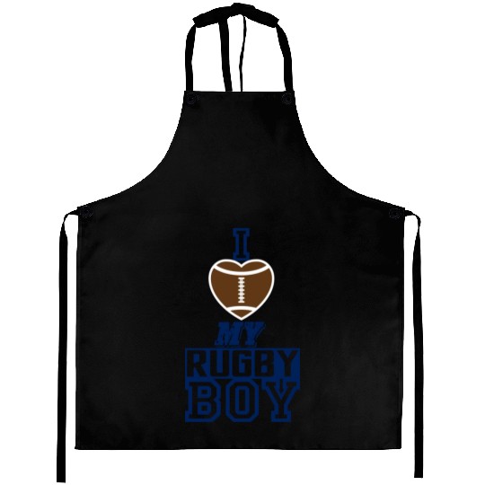My Rugby boy Passion Is Gift Cool Aprons