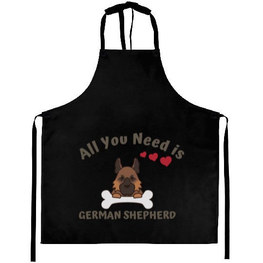 German Shepherd Dog Lover & Owner Aprons