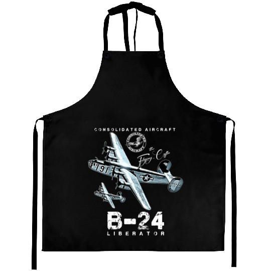 B24 Liberator The Flying Coffin WW2 Heavy Bomber A Aprons