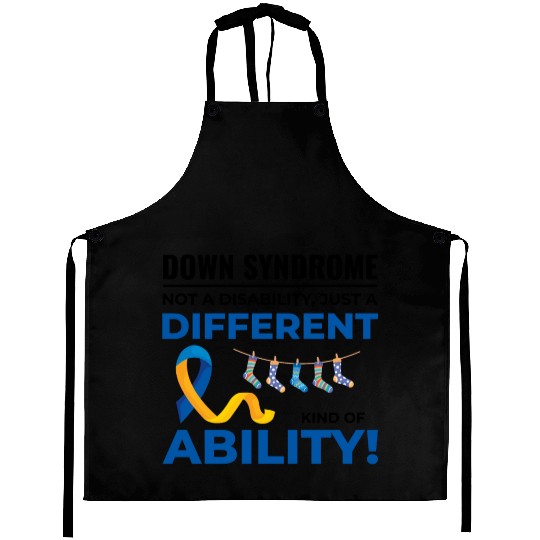 Down Syndrome Awareness Different Ability Aprons
