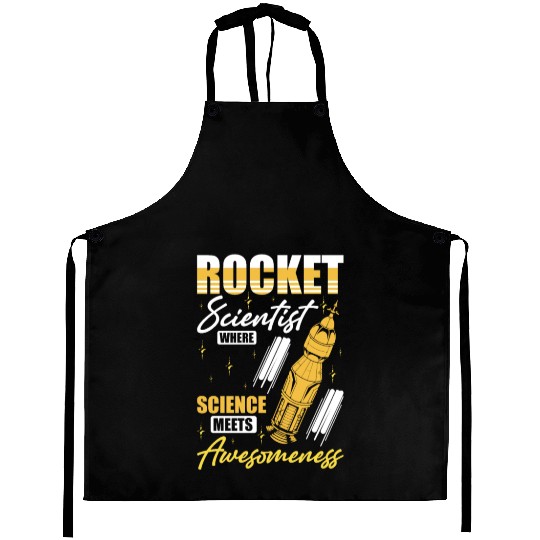 Space Engineer Rocket Scientist Awesomeness Aprons
