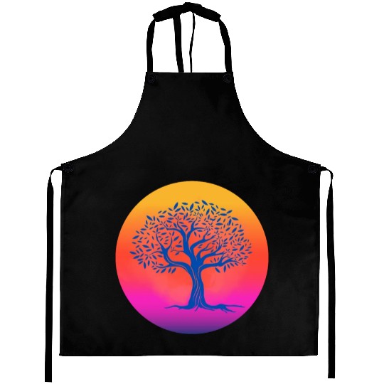 Sunset tree Aprons