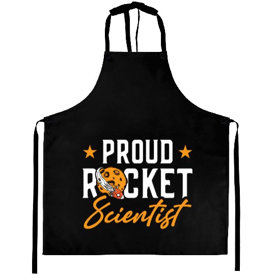 Proud Rocket Scientist Planet Space Ride Gift Aprons