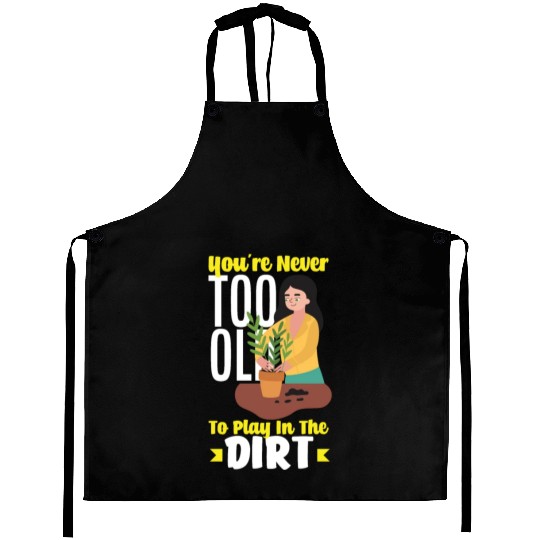 Funny Garden Gardener Gardening Landscaper Gift Aprons