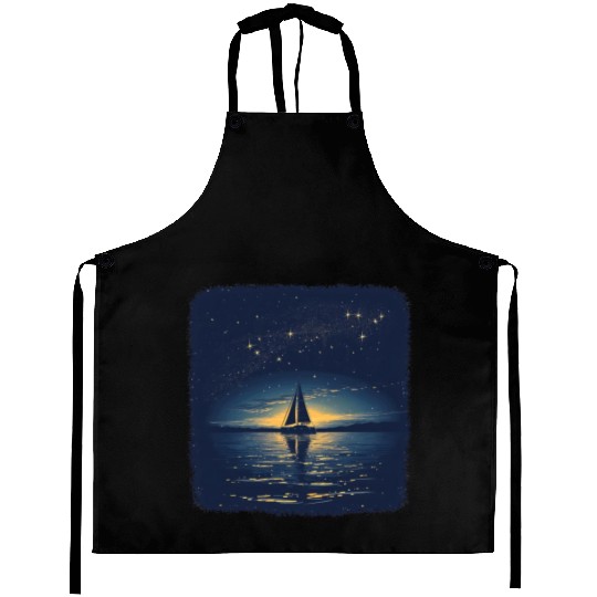 Starry Night Sailing Catamaran Aprons