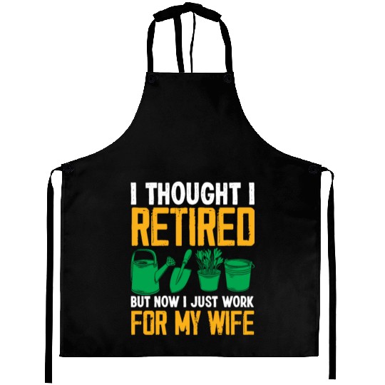 Funny Garden Gardener Gardening Landscaper Gift Aprons