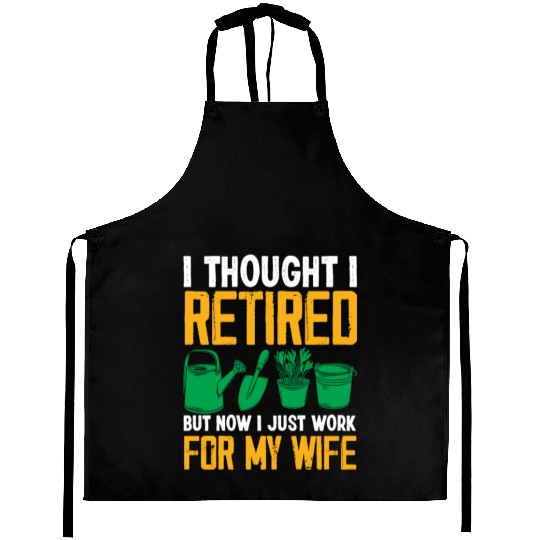 Funny Garden Gardener Gardening Landscaper Gift Aprons