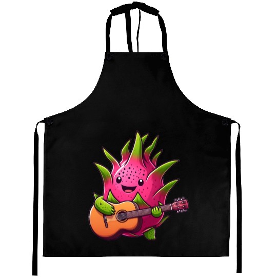 Dragon Fruit Jam: Playing the Guitar Aprons