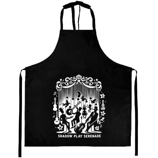 Puppet Mastery Shadow Play Ventriloquist gift Aprons