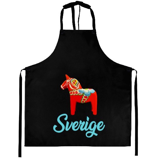 Dala Horse Sweden Swedish horse Aprons