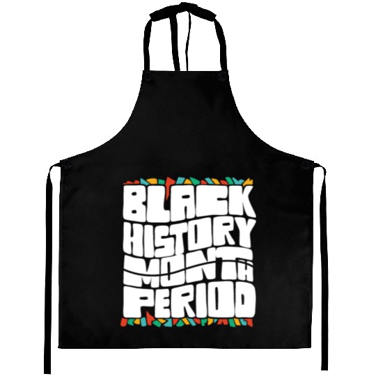 Black History Month Period African American Pride Aprons