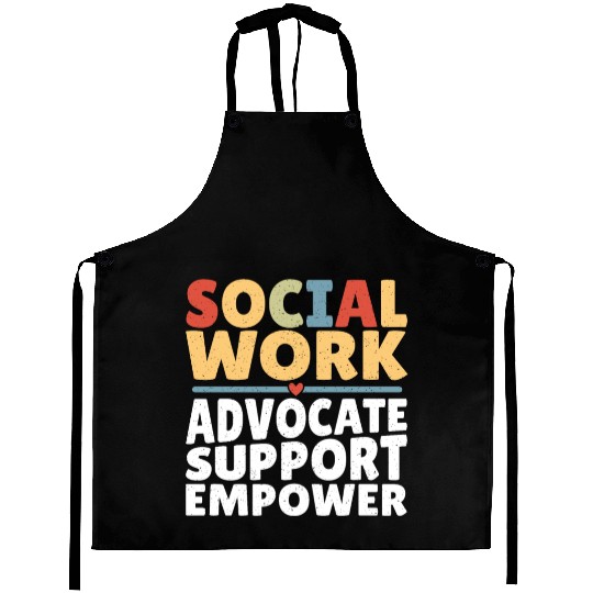 Political Science Social Works LCSW Social Worker Aprons