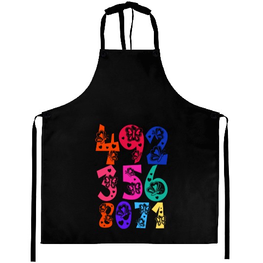 Butterfly Number Aprons