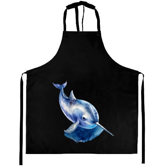 Narwhal Whale Aprons
