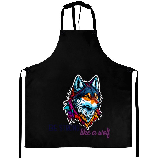 Wolf inspired Aprons collection.