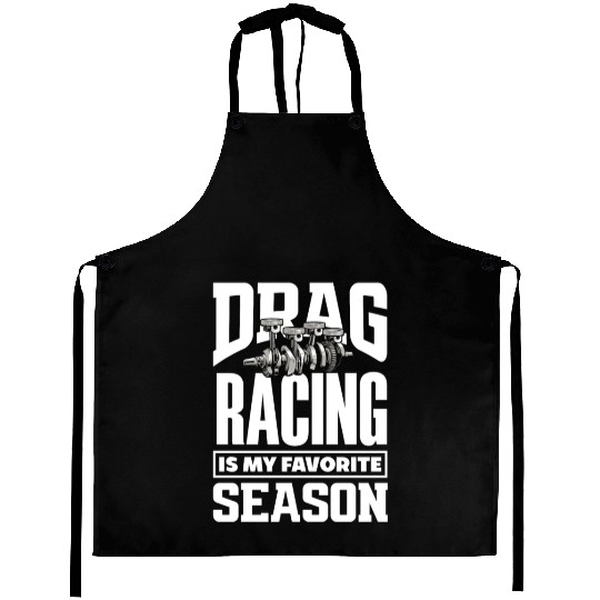 Funny Drag Race Drag Racing Gift Aprons