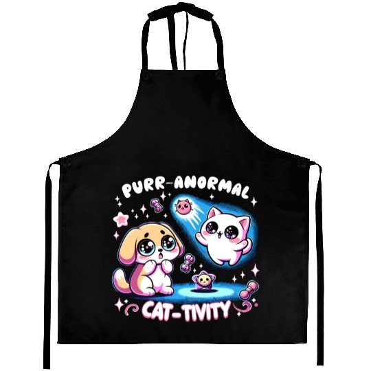 Horror Dog Halloween Spooky Dog Lover Gothic Dog Aprons