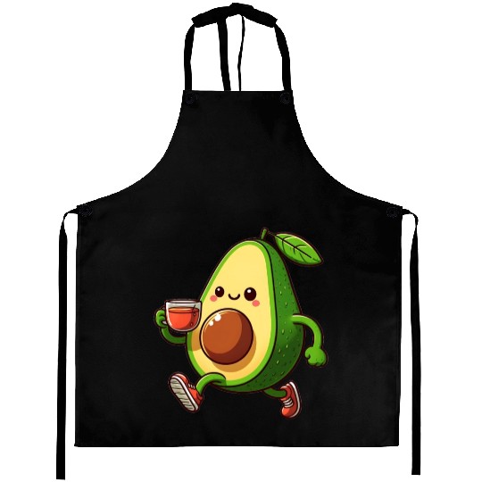 Tea Time Avocado Aprons