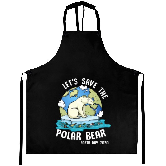 Save The Polar Bear Aprons