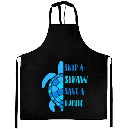 Skip A Siraw Save A Turtle Aprons