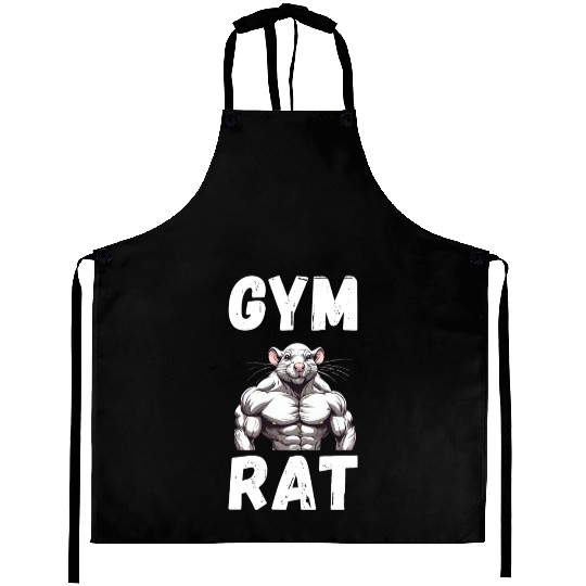 gym rat Aprons